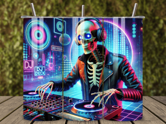 Download DJ Music Party Nightlife Tumbler Wraps - Night Collection
