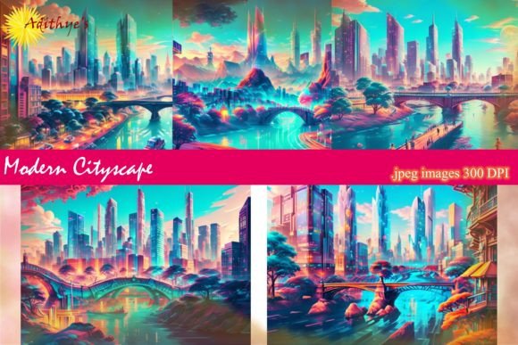 Download Illuminated City Skyline at Night - Premium Bundle