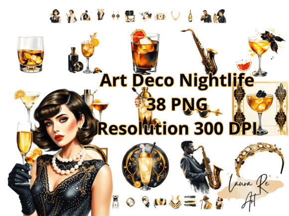 Download Art Deco Nightlife - Night Collection