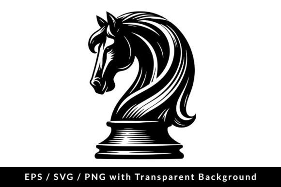 Download Knight Chess Piece Silhouette SVG EPS PNG - Night Collection