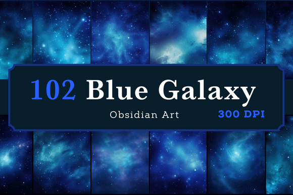 Download Night Sky Blue Galaxy Background - Premium Resources